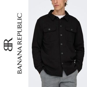 Banana Republic Terry Cotton Heavy Fabric Overshirt Jacket